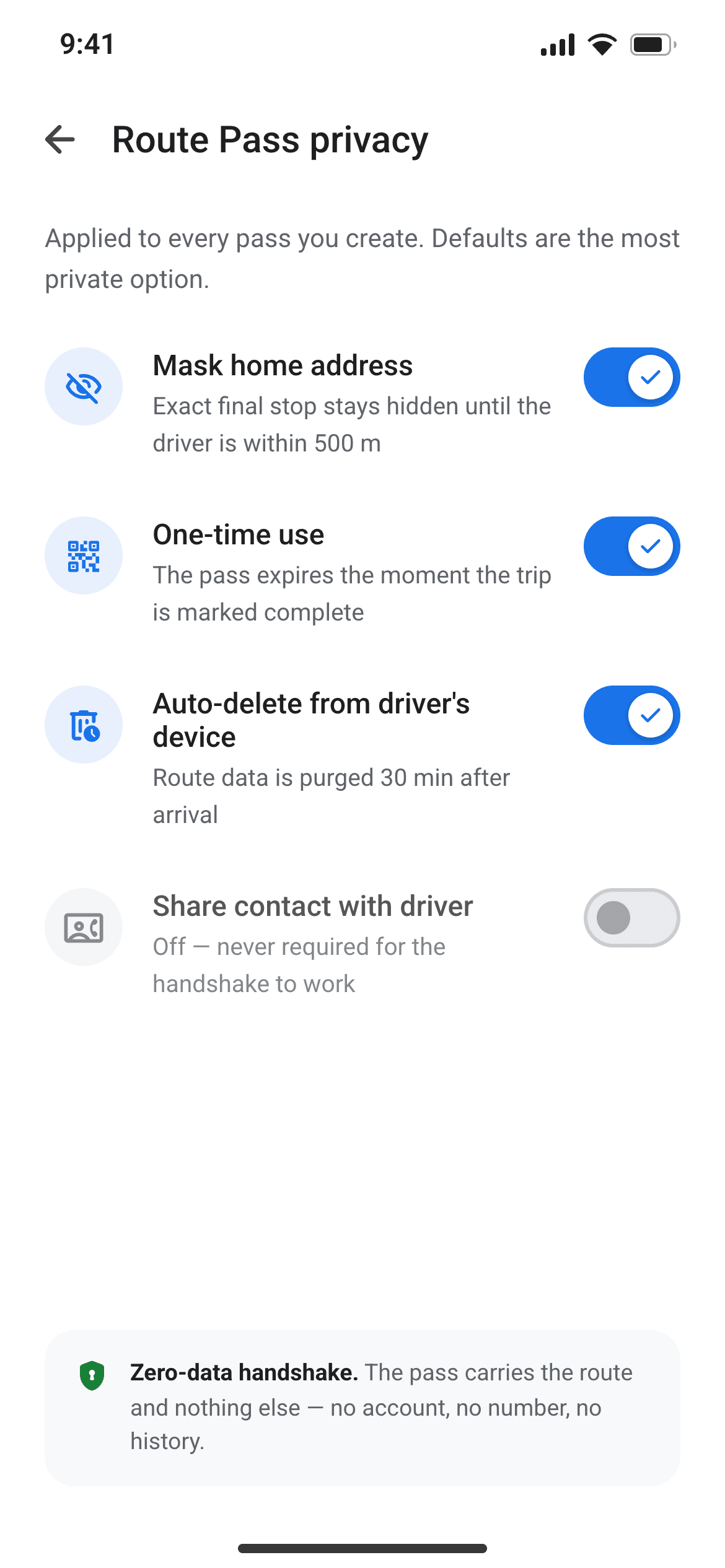 Privacy Controls